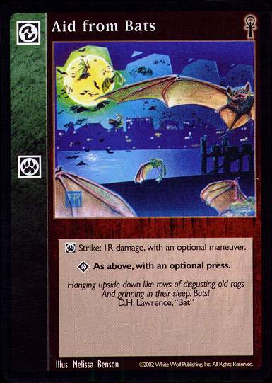 Aid from Bats [CE set] - VTES CCG