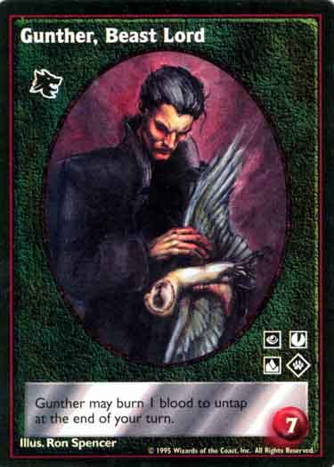 Gunther, Beast Lord [V:TES set] - VTES CCG