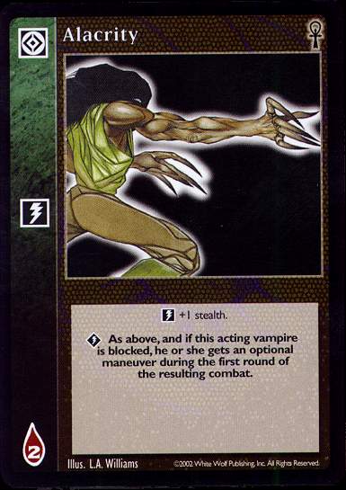 Alacrity [CE set] - VTES CCG