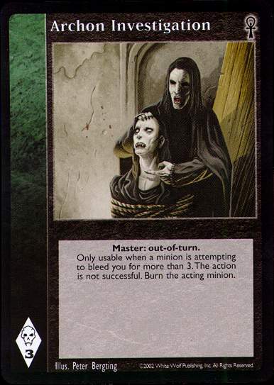 Archon Investigation [CE set] - VTES CCG