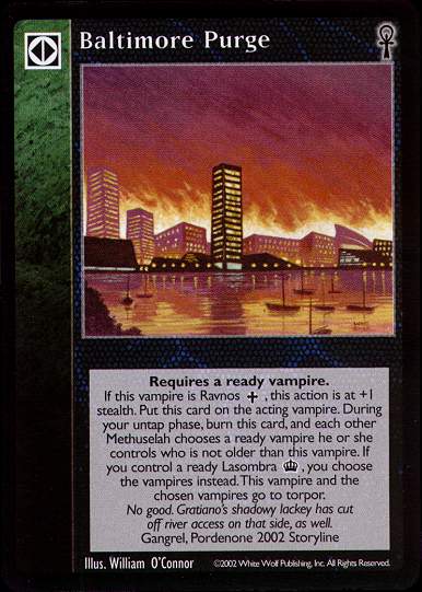 Baltimore Purge [CE set] - VTES CCG