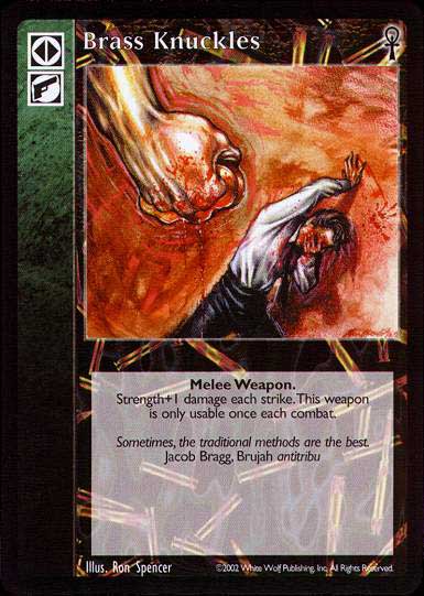 Brass Knuckles [CE set] - VTES CCG