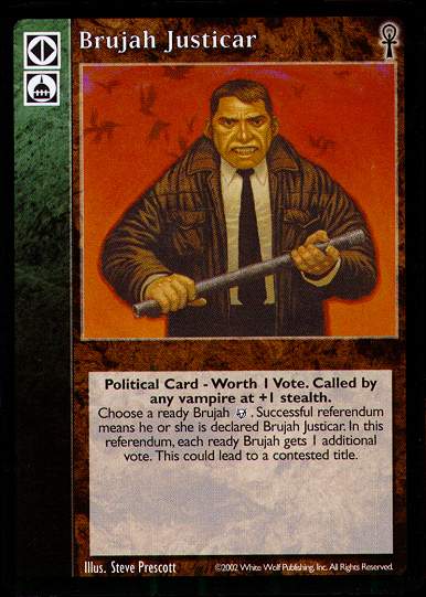 Brujah Justicar [CE set] - VTES CCG