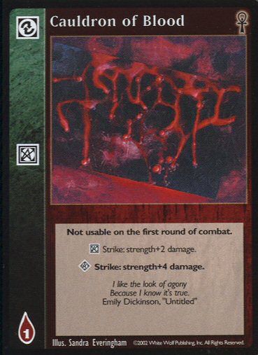 Cauldron of Blood [CE set] - VTES CCG