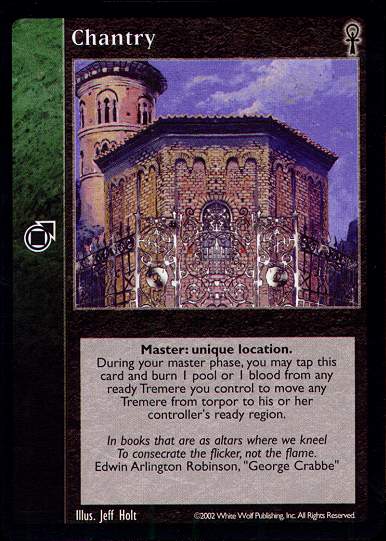 Chantry [CE set] - VTES CCG