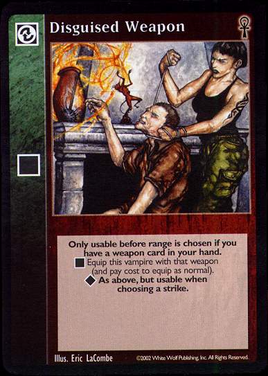 Disguised Weapon [CE set] - VTES CCG