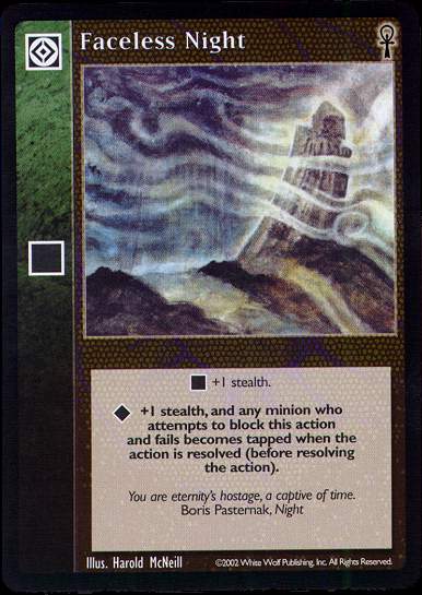 Faceless Night [CE set] - VTES CCG