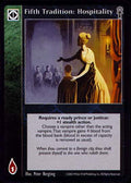 Fifth Tradition: Hospitality [CE set] - VTES CCG