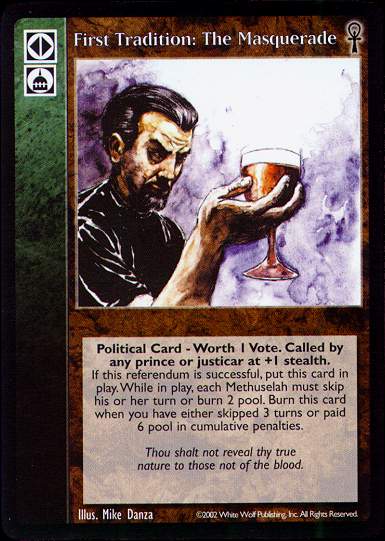 First Tradition: The Masquerade [CE set] - VTES CCG