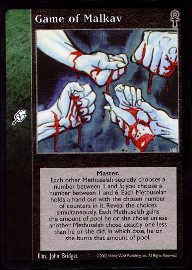 Game of Malkav [CE set] - VTES CCG