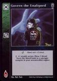 Govern the Unaligned [CE set] - VTES CCG