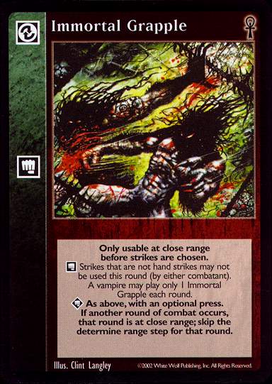 Immortal Grapple [CE set] - VTES CCG