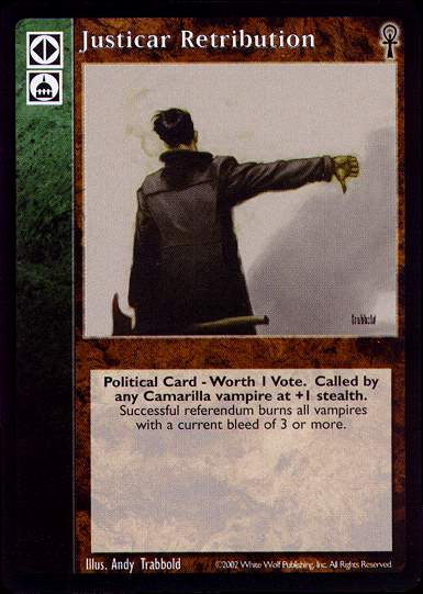 Justicar Retribution [CE set] - VTES CCG