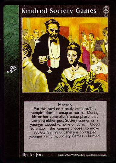 Kindred Society Games [CE set] - VTES CCG