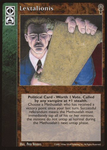 Lextalionis [CE set] - VTES CCG