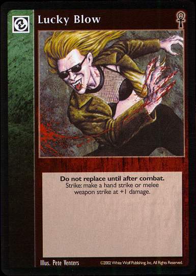 Lucky Blow [CE set] - VTES CCG