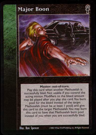 Major Boon [CE set] - VTES CCG