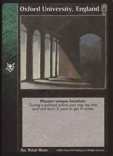 Oxford University, England [CE set] - VTES CCG