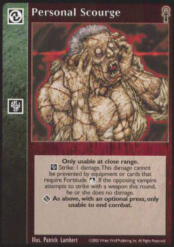 Personal Scourge [CE set] - VTES CCG