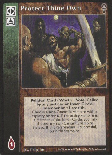 Protect Thine Own [CE set] - VTES CCG
