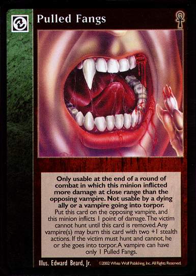 Pulled Fangs [CE set] - VTES CCG
