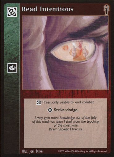 Read Intentions [CE set] - VTES CCG
