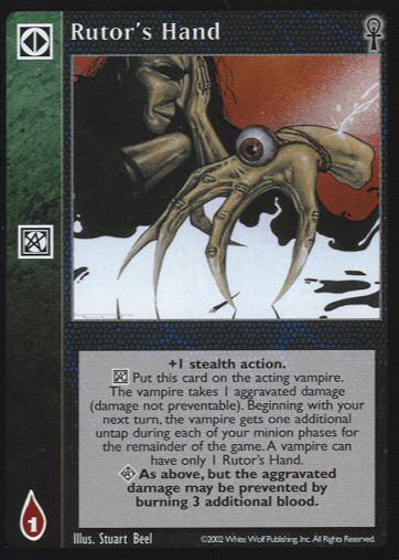 Rutor's Hand [CE set] - VTES CCG