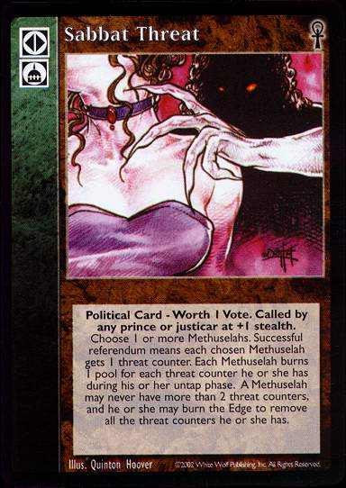 Sabbat Threat [CE set] - VTES CCG