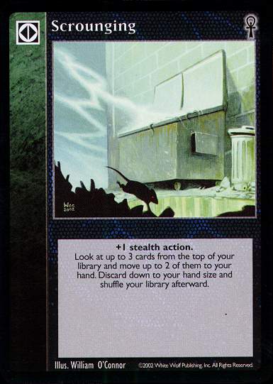 Scrounging [CE set] - VTES CCG