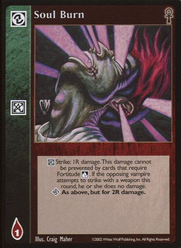 Soul Burn [CE set] - VTES CCG