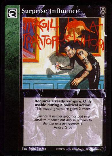 Surprise Influence [CE set] - VTES CCG