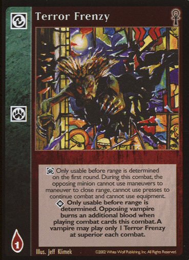 Terror Frenzy [CE set] - VTES CCG