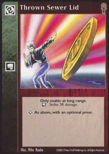 Thrown Sewer Lid [CE set] - VTES CCG
