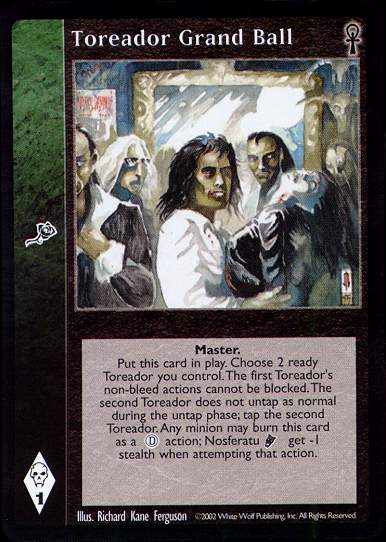 Toreador Grand Ball [CE set] - VTES CCG