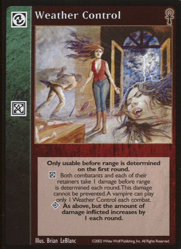Weather Control [CE set] - VTES CCG