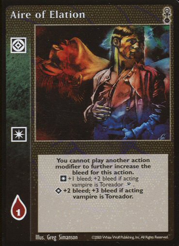 Aire of Elation [Anarchs set] - VTES CCG