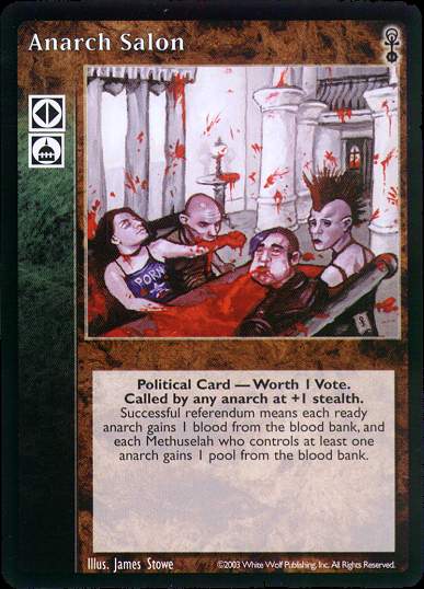 Anarch Salon [Anarchs set] - VTES CCG