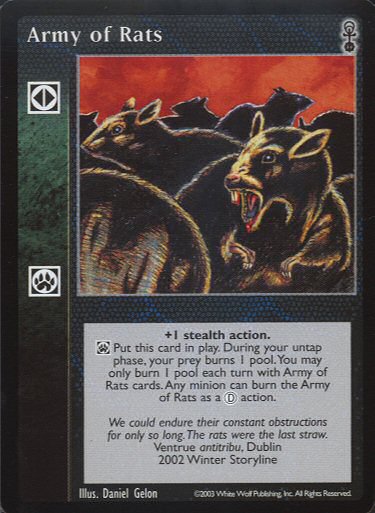 Army of Rats [Anarchs set] - VTES CCG