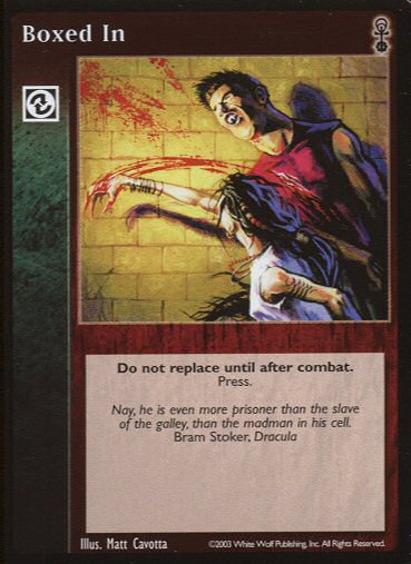 Boxed In [Anarchs set] - VTES CCG