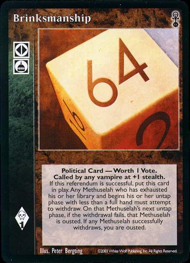 Brinksmanship [Anarchs set] - VTES CCG