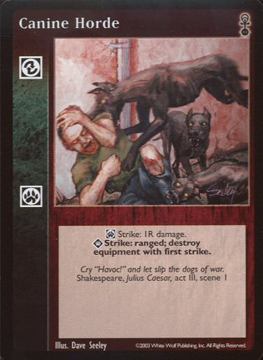 Canine Horde [Anarchs set] - VTES CCG