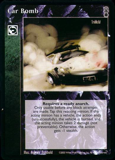 Car Bomb [Anarchs set] - VTES CCG