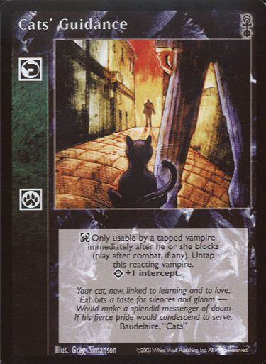 Cats' Guidance [Anarchs set] - VTES CCG