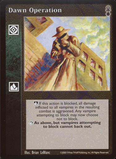 Dawn Operation [Anarchs set] - VTES CCG