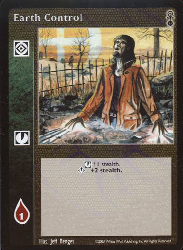 Earth Control [Anarchs set] - VTES CCG