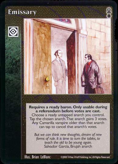 Emissary [Anarchs set] - VTES CCG