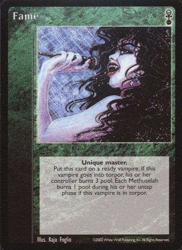 Fame [Anarchs set] - VTES CCG