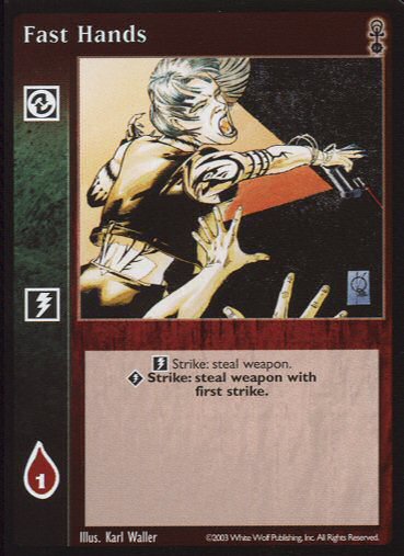 Fast Hands [Anarchs set] - VTES CCG