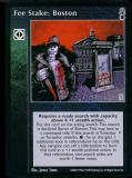 Fee Stake: Boston [Anarchs set] - VTES CCG