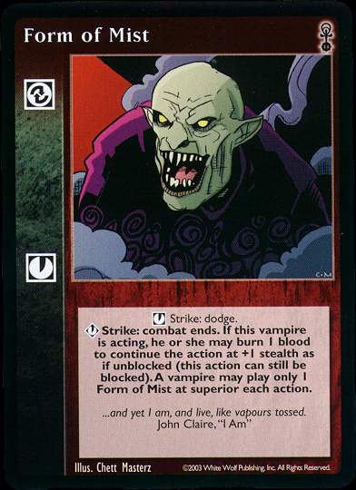Form of Mist [Anarchs set] - VTES CCG